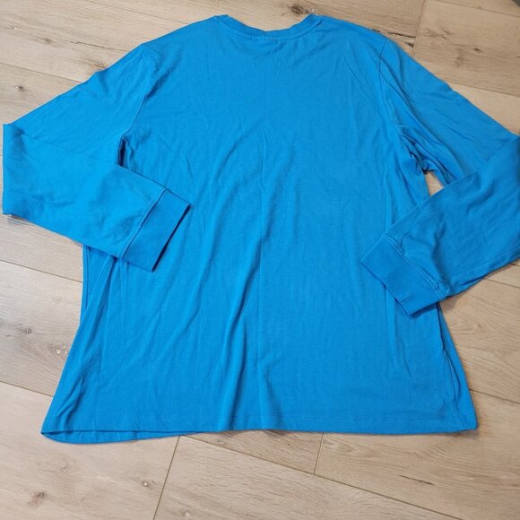 Disney Star Wars Blue Long Sleeve Shirt R2D2 C3PO Fandom Sz XLarge - Picture 6 of 6